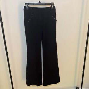 White House Black Market Wide Leg Black Pants